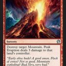 MTG Peak Eruption near mint condition card Theros Common Magic the Gathering