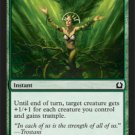 x4 MTG Chorus of Might (Return to Ravnica) near mint condition card Common