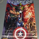 Vintage 2010 Invaders Poster art by Alex Ross 24 x 36 never prev displayed