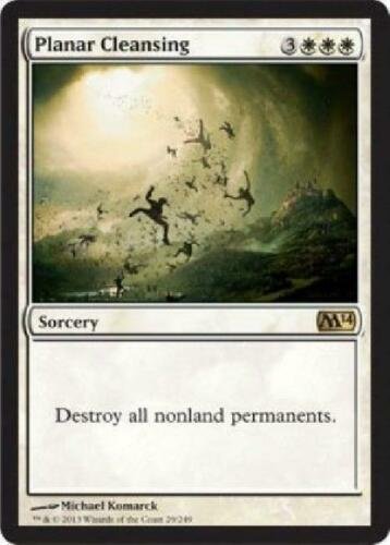 MTG Planar Cleansing (M14) near mint card Rare Magic the Gathering