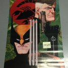 1989 Nick Fury & Wolverine Poster 22" x 34" art by HOWARD CHAYKIN Unused