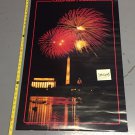 1988 Washington Monument / Capitol / Lincoln Memorial Poster 23 x 35 Celebrate America