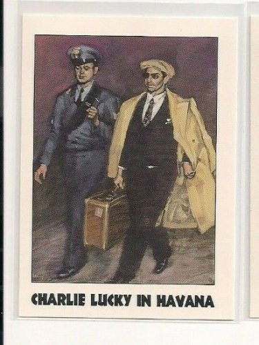 #144 Charlie Lucky in Havana  True Crime Trading Cards Series II (1992)