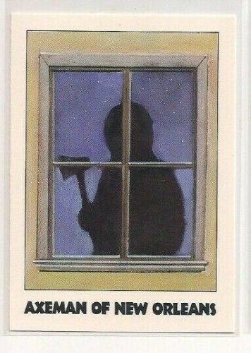 #209 The Axeman of New Orleans   True Crime Trading Cards Series II (1992)