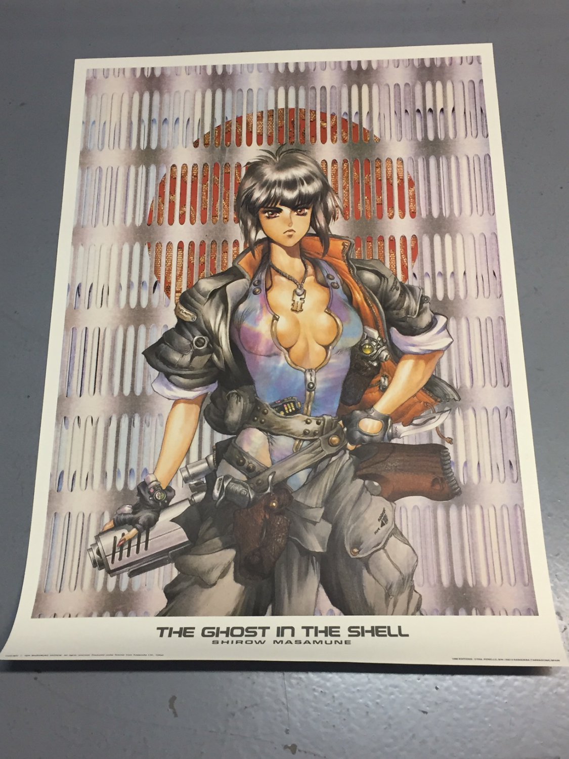 Vintage Ghost In The Shell Litho B Masamune Shirow 1993