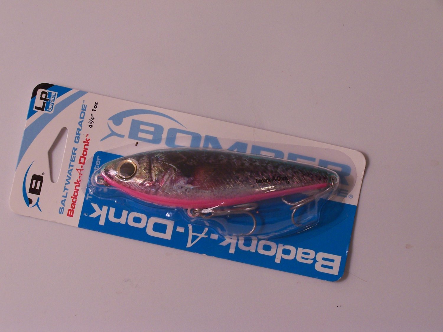 Bomber Badonk A Donk Low Pitch (LP) 4 3/4in Saltwater Grade lure color ...