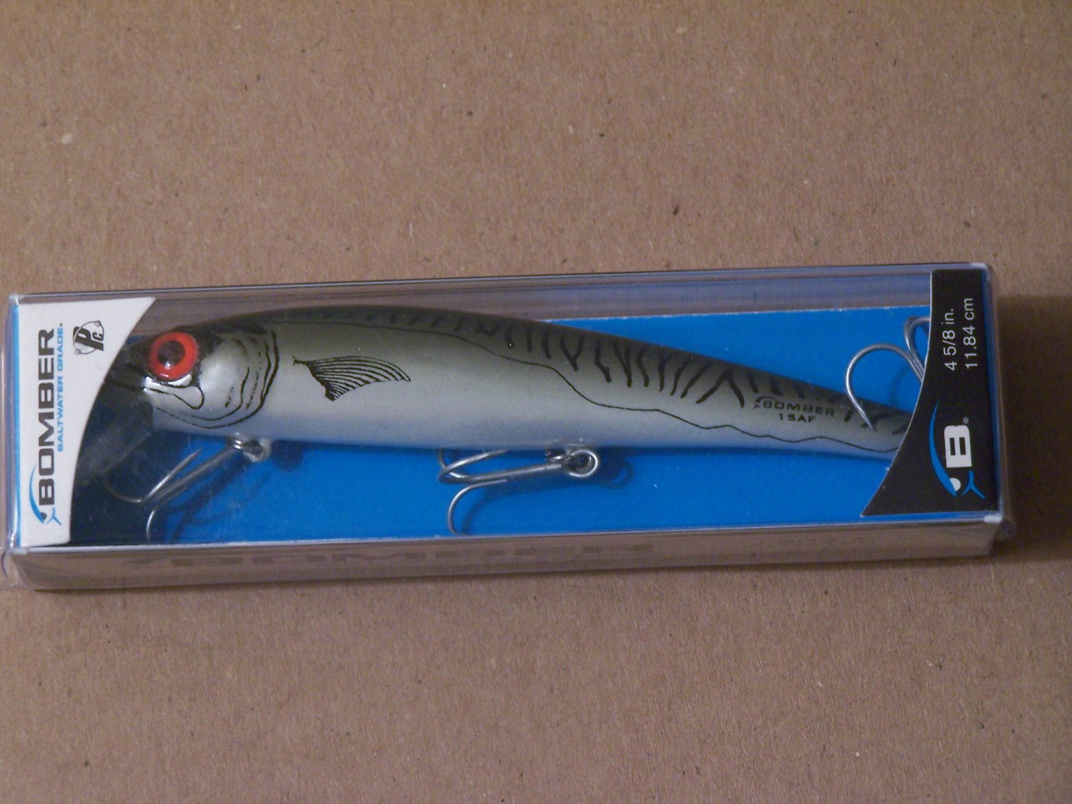 Bomber Long A Saltwater Grade 4 5/8in Green Mackeral fishing lure B005