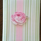 Rachel Ashwell Treasures Vintage Rose Shabby Chic Note Book Journal Green Pink