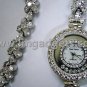 Silver-plated Stainless Steel RC Jewelry Watch / Cubic Zirconia (Model-5308-B12)