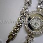Silver-plated Stainless Steel RC Jewelry Watch / Cubic Zirconia (Model-5308-B12)