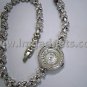 Silver-plated Stainless Steel RC Jewelry Watch / Cubic Zirconia (Model-5308-B12)