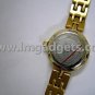 Gold-plated Stainless Steel RC Jewelry Watch w/ Cubic Zirconia (Model-3602)