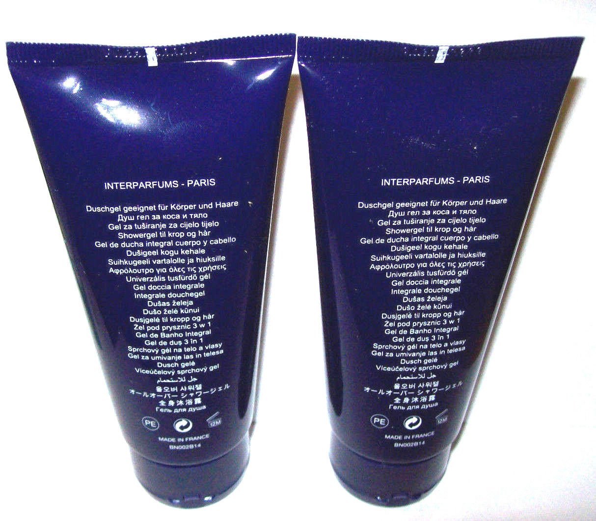 Boucheron Men All over Shower Gel, 3.3 oz. LOT (2) Fragrance Men's