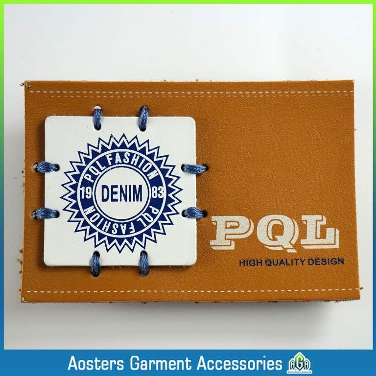 pu leather labels wallet
