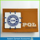 pu leather labels wallet