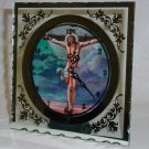 NEW Crucifix Clock Mirrored With LED Lighting, Perfect Gift $9.99