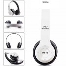 Wireless Bluetooth 4.1 Headphones Foldable with FM Radio TF Card Slot - White
