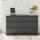 Brookside 6 Drawer Double Dresser