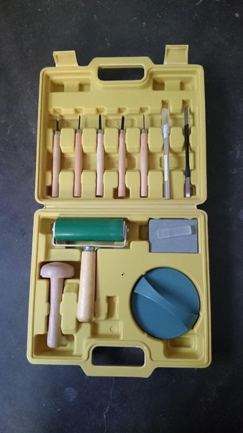 12 Pcs Portable Etching Intaglio Graphic Art Scribing Printmaking Tools