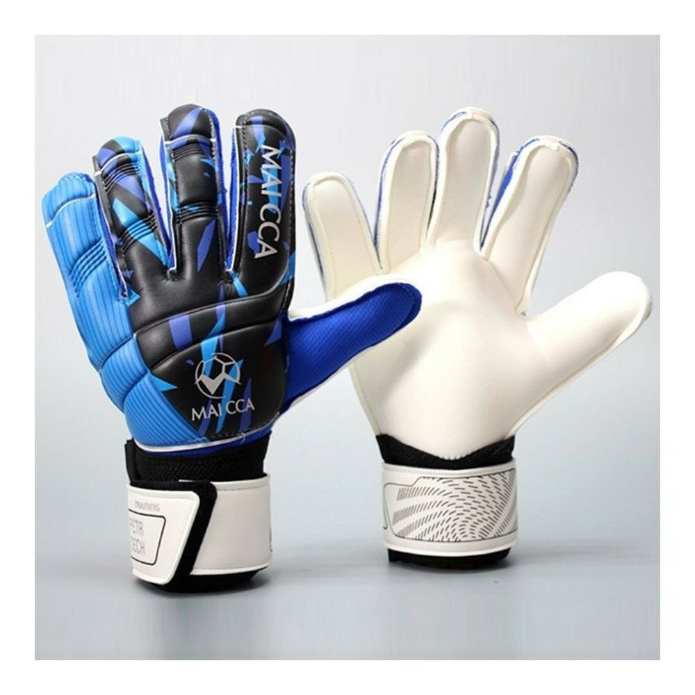 Child Teenager Goalkeeper Gloves Roll Finger blue S
