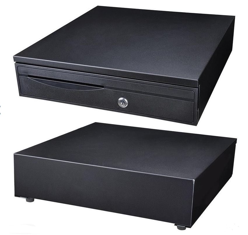 Cash Drawer Safe Box 5 Bill 5 Coin Tray For Pos Printer Store Money 