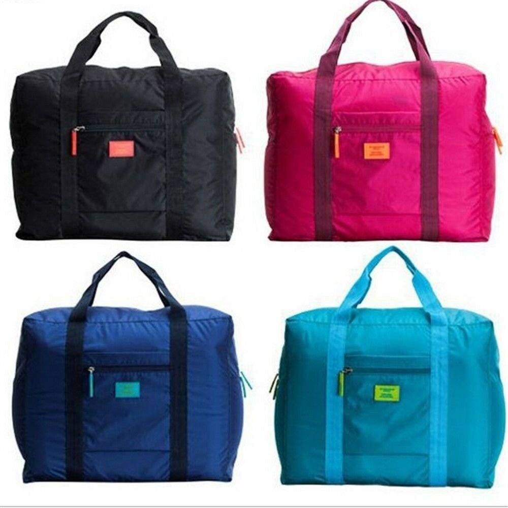 Foldable Travel Luggage Bag Foldable Waterproof 33L Pouch Storage Suitcase