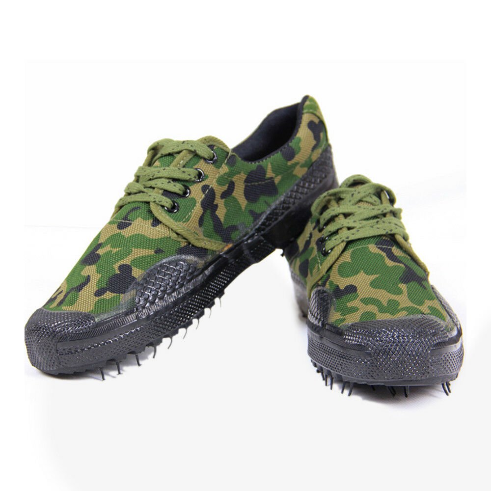 Camouflage Chinese Army PLA Type Liberation Shoes Boots