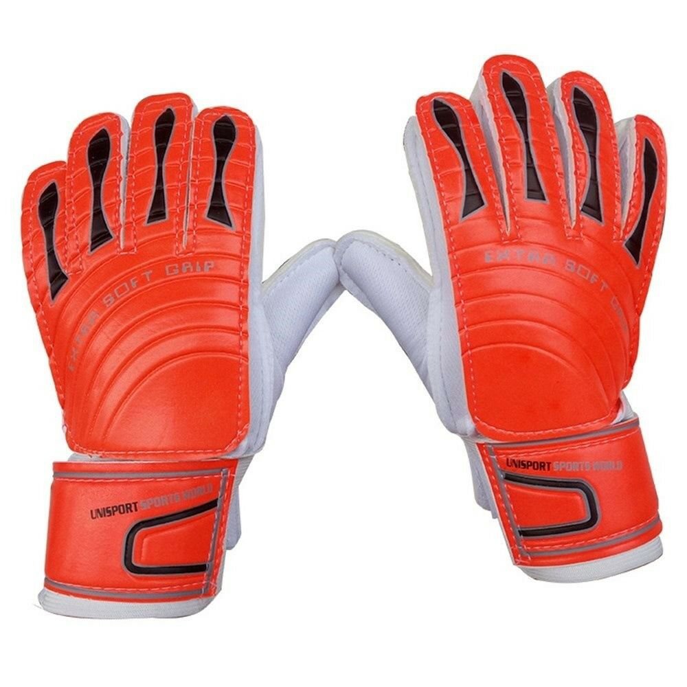 Child Goalkeeper Gloves Roll Finger orange 4