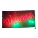 LED SIGN Animated "WELCOME" Store Shop Restaurant Sign with Haning Chain