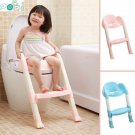Foldable Kids Children Babies Toddlers Toilet Potty Trainer Seat With Ladder Kit