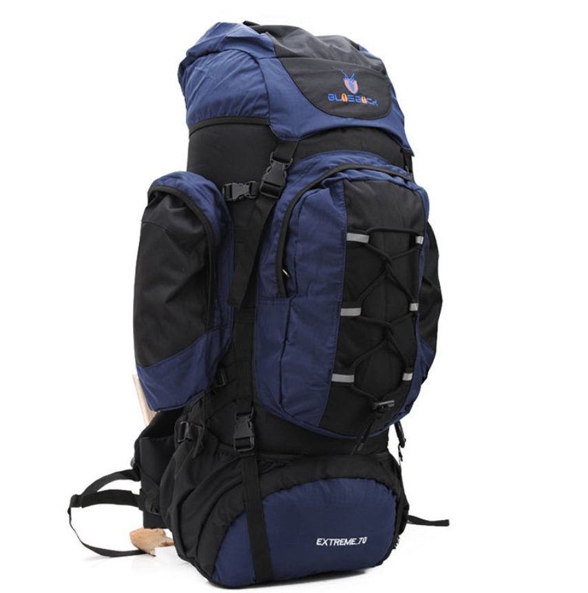 Brand New Tramping Pack 70L Build in Rain Cover Camping Hiking Backpack