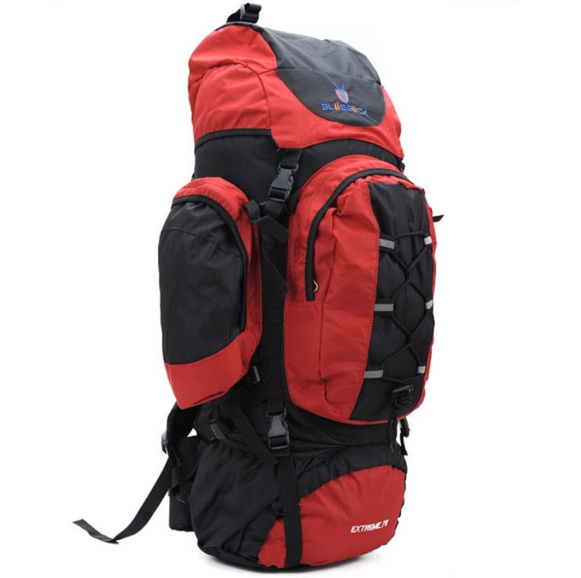 Brand New Tramping Pack 70L Build in Rain Cover Camping Hiking Backpack ...