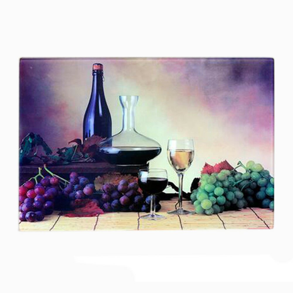 Multi-functional Tempered Glass Chef Cutting Chopping Board 8"x 12" 20x30cm