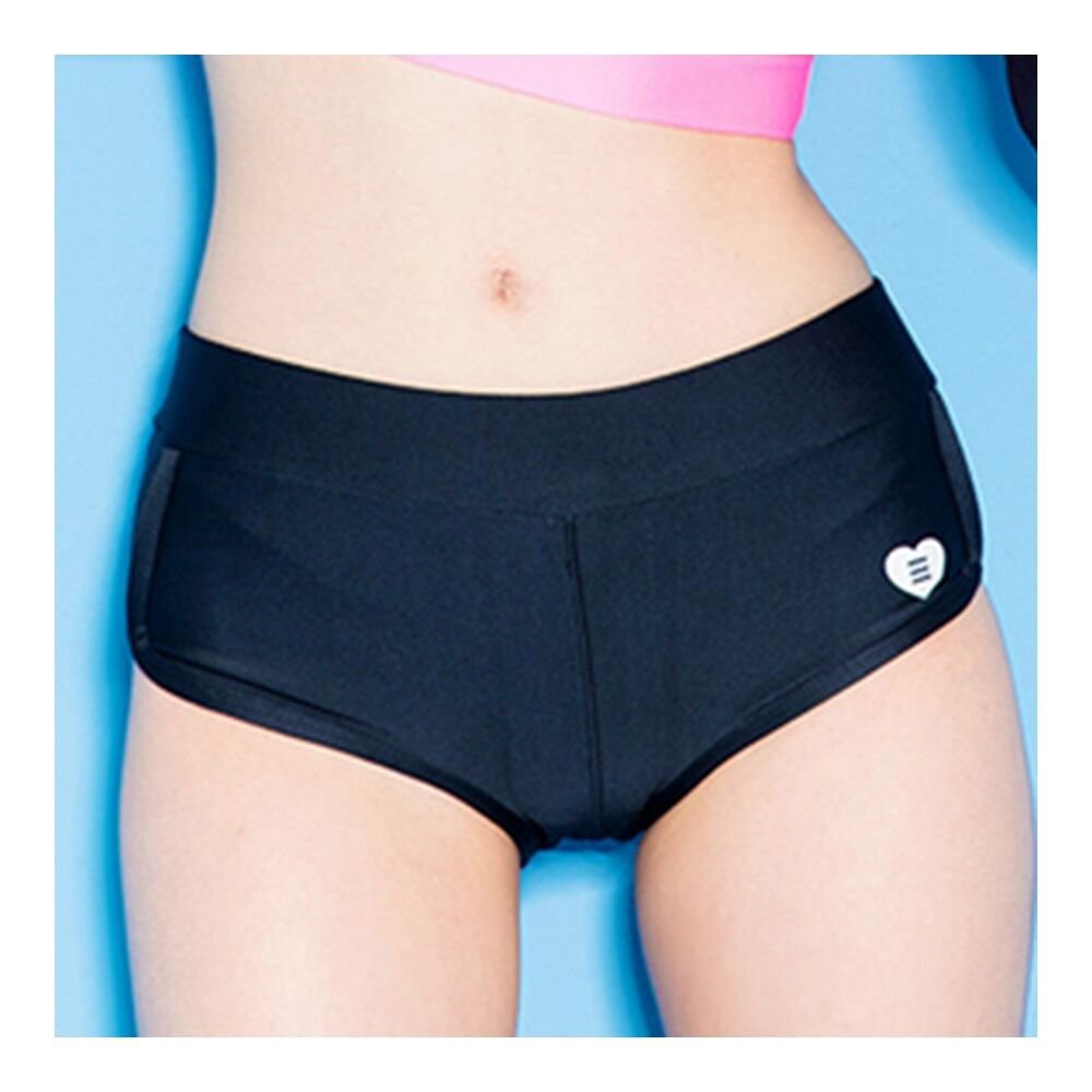Woman Beach Diving Surfing Black Heart swimming wear box