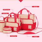 Mother Handbag  Hot 5pc Baby multifunction Changing Diaper Nappy Mummy