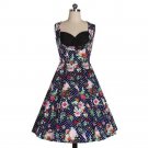 Woman Boob Tube Top Sleeveless Printing Dress