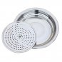 Stainless steel disc tray dumplings dumplings dish dish vegetable dish steamed