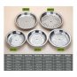 Stainless steel disc tray dumplings dumplings dish dish vegetable dish steamed