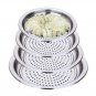 Stainless steel disc tray dumplings dumplings dish dish vegetable dish steamed