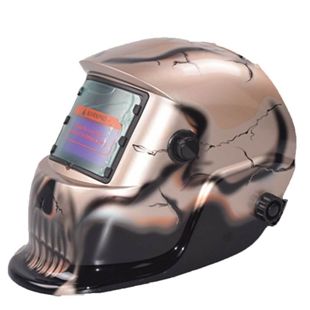 Ironman Welding Helmet for All Weld Processes in Luminous Neon Spider