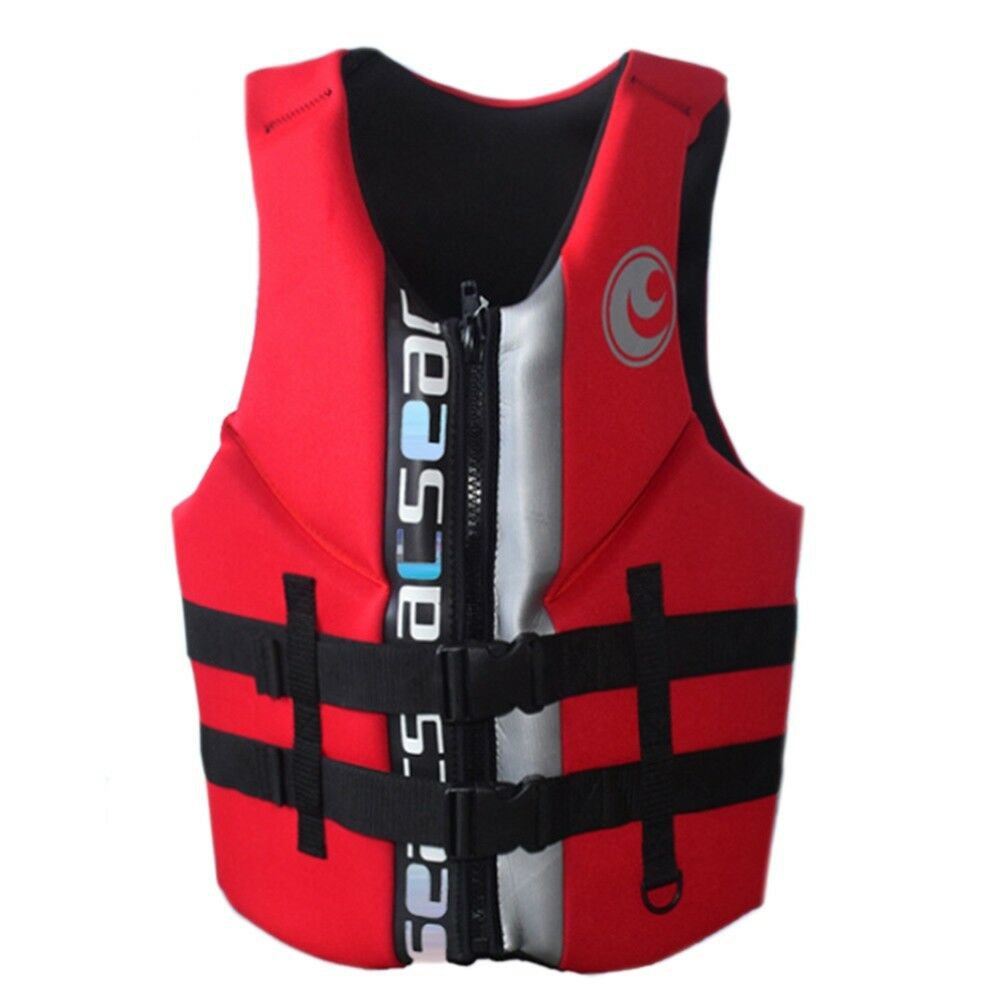 L004 L010 L011 Life Jacket Surfing Fishing Drifting Vest red S