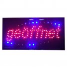 LED Schild Leuchtschild "ge?ffnet" Reklame Leuchterklame Werbungsschild