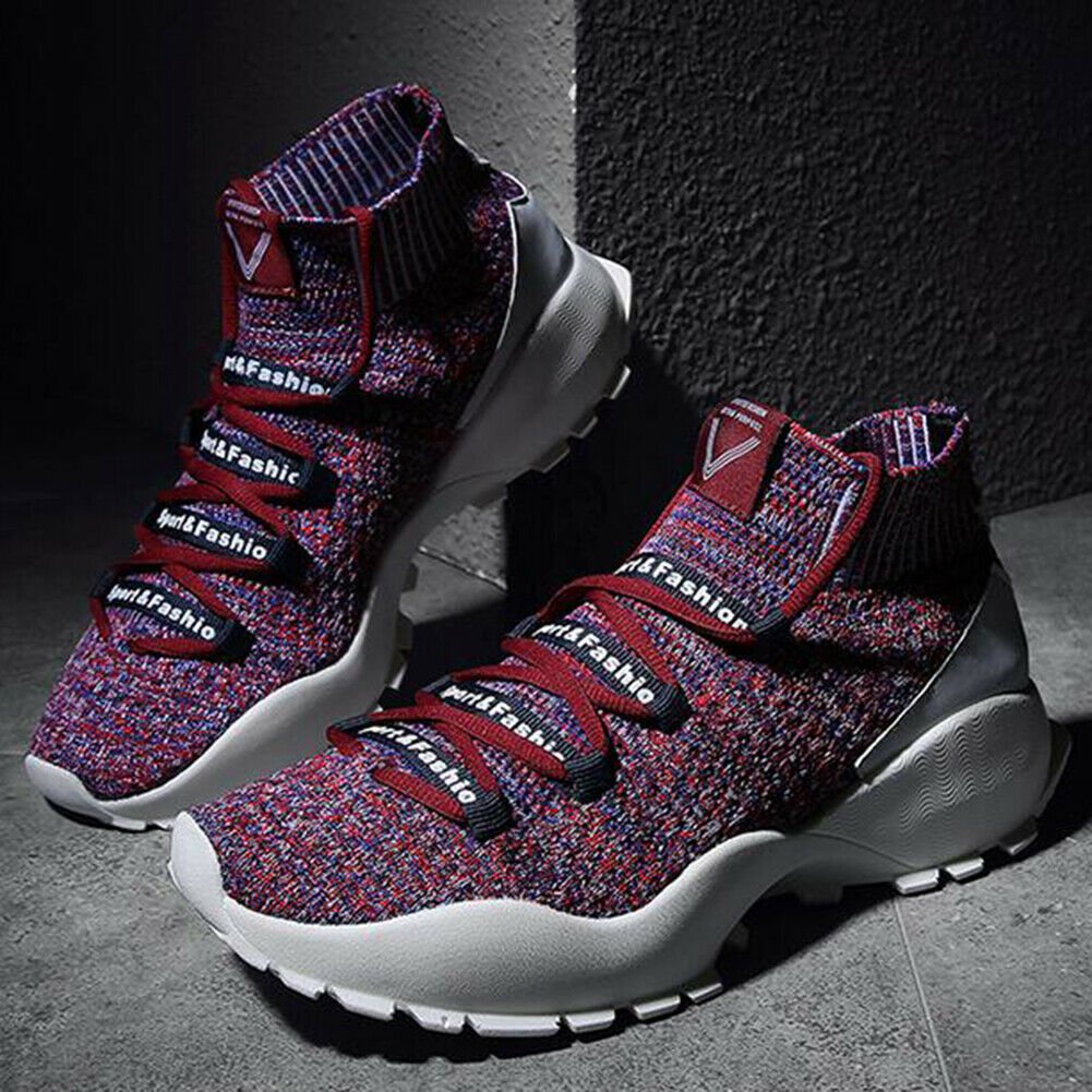 MEN'S Breathable Soft Mesh Sock Light weight Sneaker Trainer Running shoes