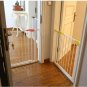 New Model Swing Closed Security out/in door Gate for Infant kid toddler+14CM