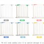 New Model Swing Closed Security out/in door Gate for Infant kid toddler+28cm