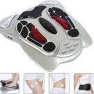 Electromagnetic Wave Pulse Circulation Foot Massager Reflexology Booster+8 pads