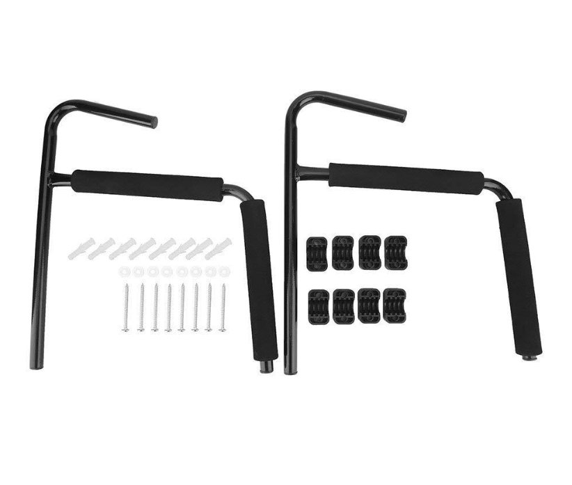 1Pair Kayak Ladder Strong Wall Mount Storage Rack Surfboard Canoe Folding Hanger