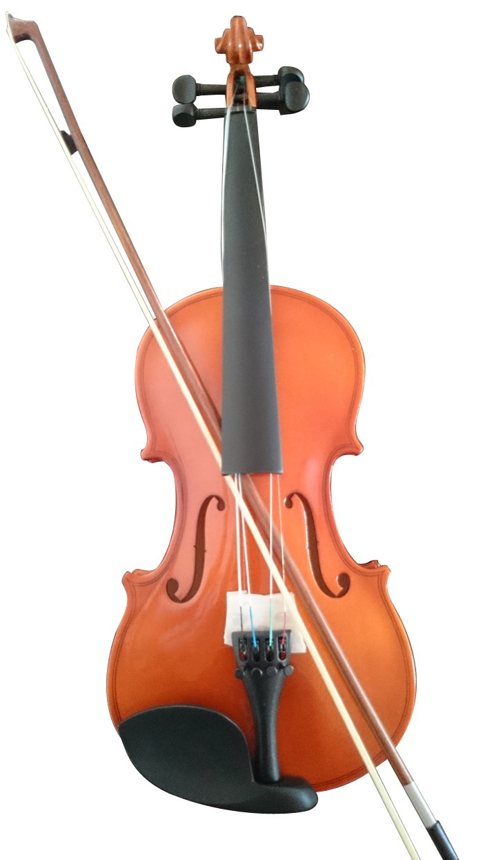 Student Acoustic Violin Maple Spruce with Case Bow Rosin Wood Color