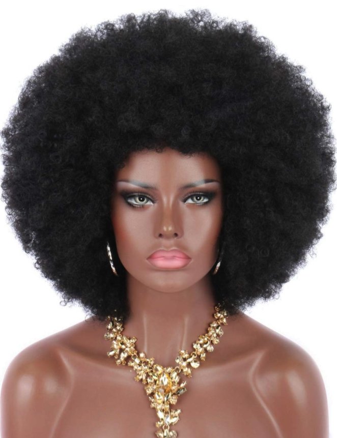 African Explosive Head Wig Fluffy Caterpillar Wig Big afro High Temperature Wire Wig Wig
