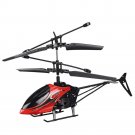 2CH Fall Resistant Remote Control Mini Helicopter with LED Light for Children Outdoor Toys